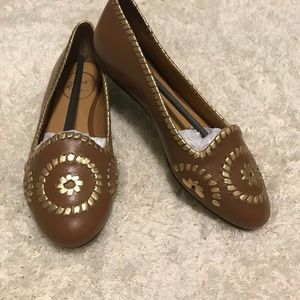Jack Rogers Waverly Flats Oak/Gold